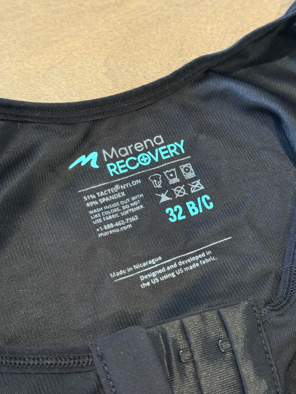 NWOT✨ Marena Recovery Shirred Front Recovery Bra - Style No. B2 - Picture 5 of 5